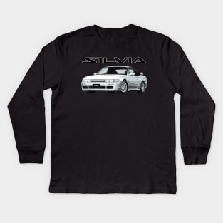 sileighty s13 NISSAN 180SX 240SX Kids Long Sleeve T-Shirt